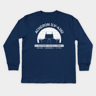 Acheron - Terraforming - Research - Mining Kids Long Sleeve T-Shirt